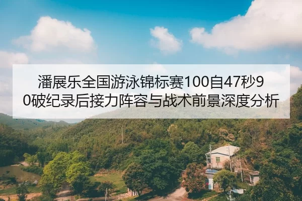 潘展乐全国游泳锦标赛100自47秒90破纪录后接力阵容与战术前景深度分析